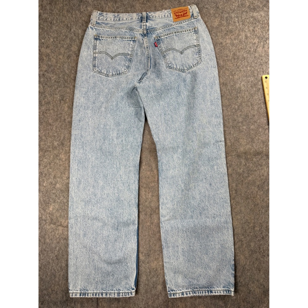Levis Low Pro Straight Jeans Womens 31 Light Wash Blue Denim Mid Rise Relaxed - Picture 4 of 6